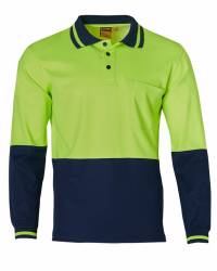 Hi-Vis TruDry Safety Polo L/S, Men's